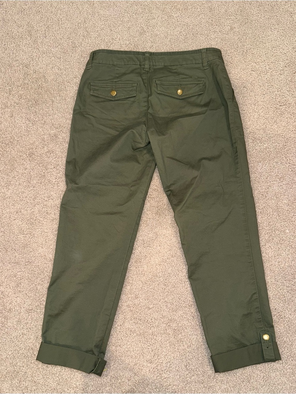 Tommy Hilfiger Olive Green Women's Chinos